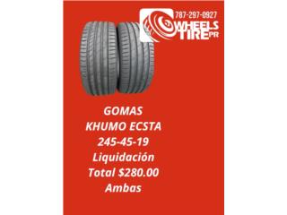 GOMAS 245-45-19 KUMHO ECSTA  USADAS ESPECIAL, Puerto Rico