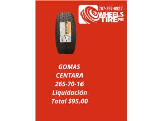 GOMA USADA 265-70-16 CENTARA LIQUIDACION, Puerto Rico