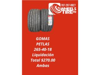 GOMAS USADAS PETLAS 265-40-18 LIQUIDACION, Puerto Rico