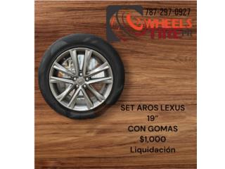 SET AROS LEXUS RX350 19 CON GOMAS NUEVAS , Puerto Rico