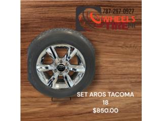 SET AROS TACOMA 18 CHROME NEW , Puerto Rico