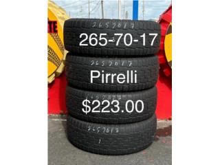 265/70/17 PIRELLI $223, Puerto Rico