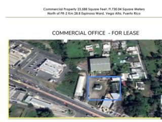 Alquiler Barrio Espinosa COMMERCIAL OFFICE  - FOR LEASE Vega Alta