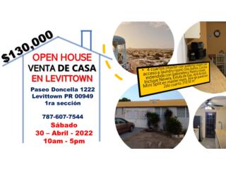 OPEN HOUSE casa en Levittown 3c/2b 130K