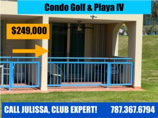 BELLO APTO 1H/1B/1P@CONDO GOLF & PLAYA