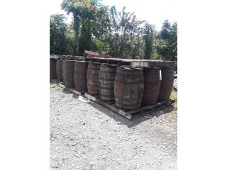 Barriles de madera rusticos importados , Puerto Rico