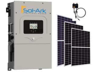 Inversor Sol-Ark con Paneles 480w, Puerto Rico
