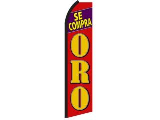 Banner SE COMPRA ORO 2.5 x 11, Puerto Rico