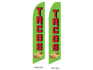 Banner  TACOS GN/RD/YW 2.5' x 11.5'