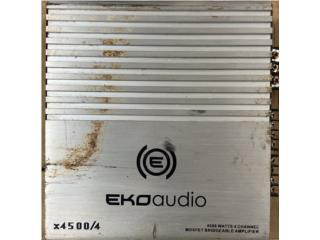 Planta de musica Eko audio 4500x4, Puerto Rico