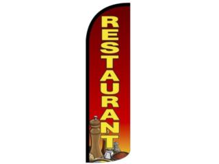 Banner RESTAURANT RD/YW/BR 3' x 11'5