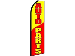 Banner AUTO PARTS 2.5 x 11.5.