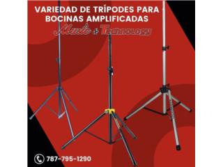 BOCINAS AMPLIFICADOR TRIPODE LUCES