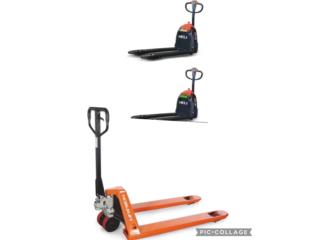 PALLET JACKS MANUALES Y ELÉCTRICOS 