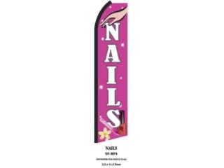 Banner NAILS PK/WH 3' x 11'-5