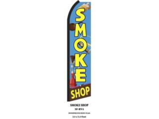 BANNER SMOKE SHOP 3 X 11.5 BLU/YW/BR