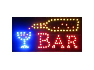 LED SIGN BAR (CUP BOTTLER) ANTES $39.95