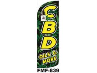 Banner CBD SOLD HERE GN/BL 2.5 X 11.5