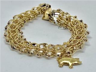 PULSERA & CHARM 14KT