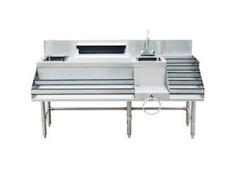 Combination Cocktail Station Stainless Steel, Puerto Rico