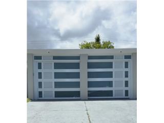 Puertas Garaje Aluminio perforada con cristal, Puerto Rico