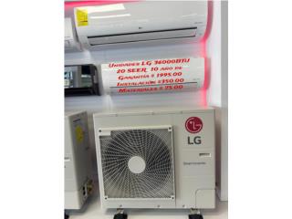 Unidad LG de 36000 btu 20 SEER , Puerto Rico