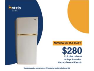 Nevera de 11.6 cu/ft marca General Electric, Puerto Rico