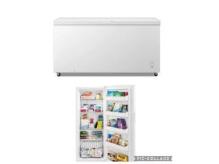 FREEZERS VERTICALES Y HORIZONTAL FRIGIDAIRE