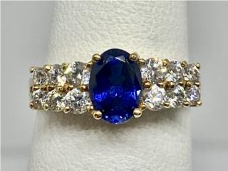 SORTIJA ZIRCONIAS  14KT, Puerto Rico