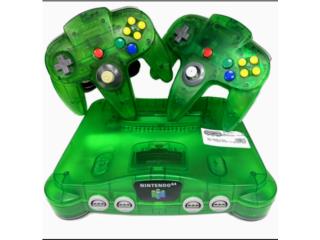 NINTENDO 64 JUNGLE GREEN , Puerto Rico