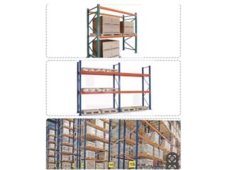 PALLETS RACKS ALMACENES 8,10,12,16,20 , Puerto Rico