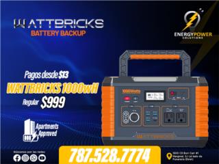 WATTBRICKS 1,000W , Puerto Rico