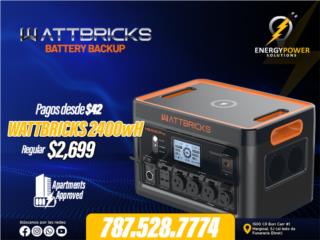 WATTBRICKS 2,400W, Puerto Rico