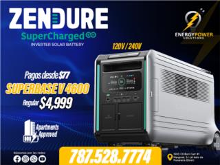 ZENDURE 4600W 120/240V, Puerto Rico