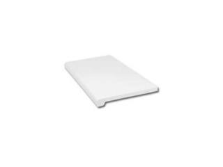 Plastic Bullnose Shelf White 48