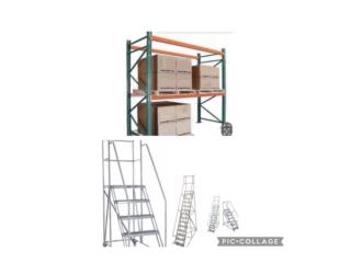 PALLETS RACKS Y ESCALERAS CORREDIZAS