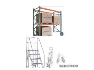 PALLETS RACKS Y ESCALERAS CORREDIZAS 