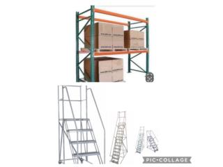 RACKS PARA ALMACENES Y ESCALERAS CORREDIZAS