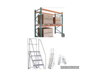 PALLETS RACKS Y ESCALERAS CORREDIZAS