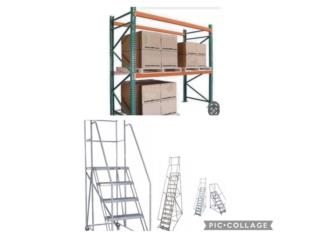 RACKS PARA PALETAS Y ESCALERAS CORREDIZAS