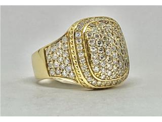 SORTIJA BRILLANTES 14KT, Puerto Rico