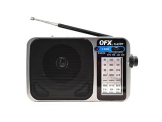 RADIO PORTATIL AM FM QFX R42BT , Puerto Rico