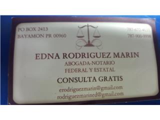 Abogada(consulta gratis) Edna Rodriguez Marin - Orientacion Puerto Rico