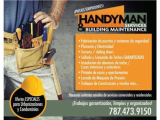 HANDYMAN SERVICES & BUILDING  - Instalacion Puerto Rico