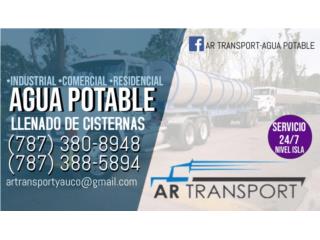 AR Transport Puerto Rico-Llenado de cisterna agua - Construccion Puerto Rico