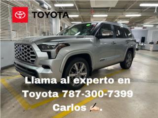 Toyota sequoia capstone 2024., Toyota Puerto Rico