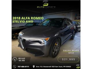 2018 ALFA ROMEO STELVIO PAGOS DESDE $349, Alfa Romeo Puerto Rico