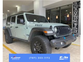 JEEP WILLYS 4xe 2024 AHORRA MILES, Jeep Puerto Rico