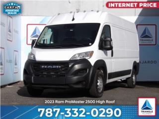 RAM ProMaster 2500 High Roof 2023 - Blanco, RAM Puerto Rico