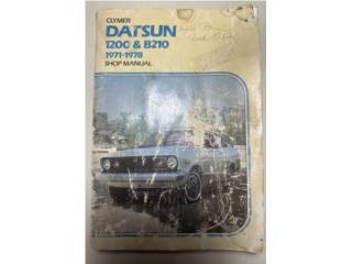 Manual reparacin Datsun B-210 1971-1978 , Puerto Rico